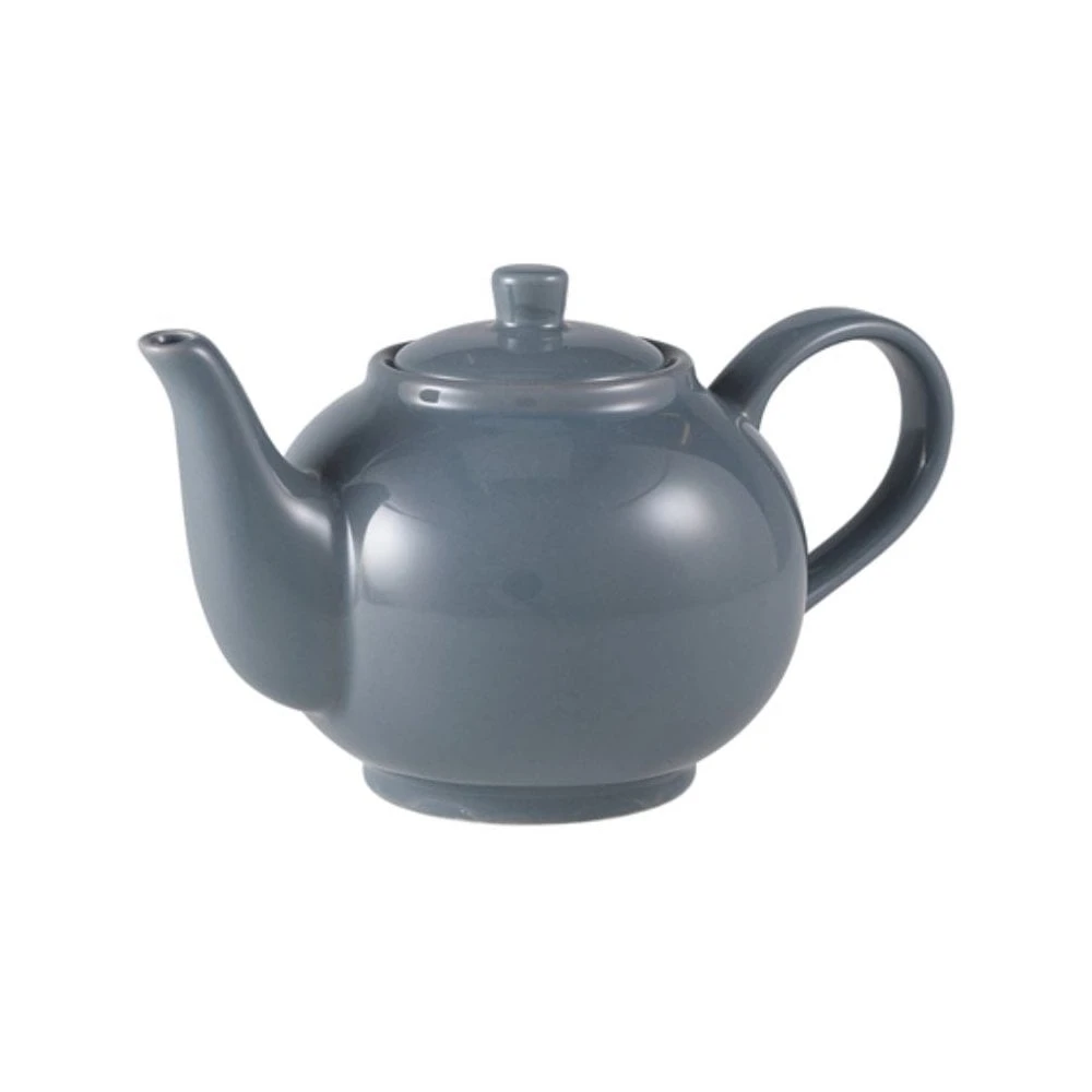 Genware Royal Teapot - 15.75oz / 45cl Grey (Box Of 6) 3 Genware Royal Teapot - 15.75oz / 45cl Grey (Box Of 6)