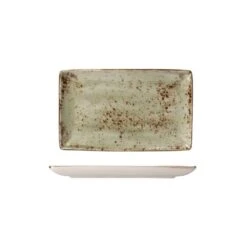 Steelite International Craft Rectangle One 27x16.7cm / 11x6.5" Green (Box Of 6)