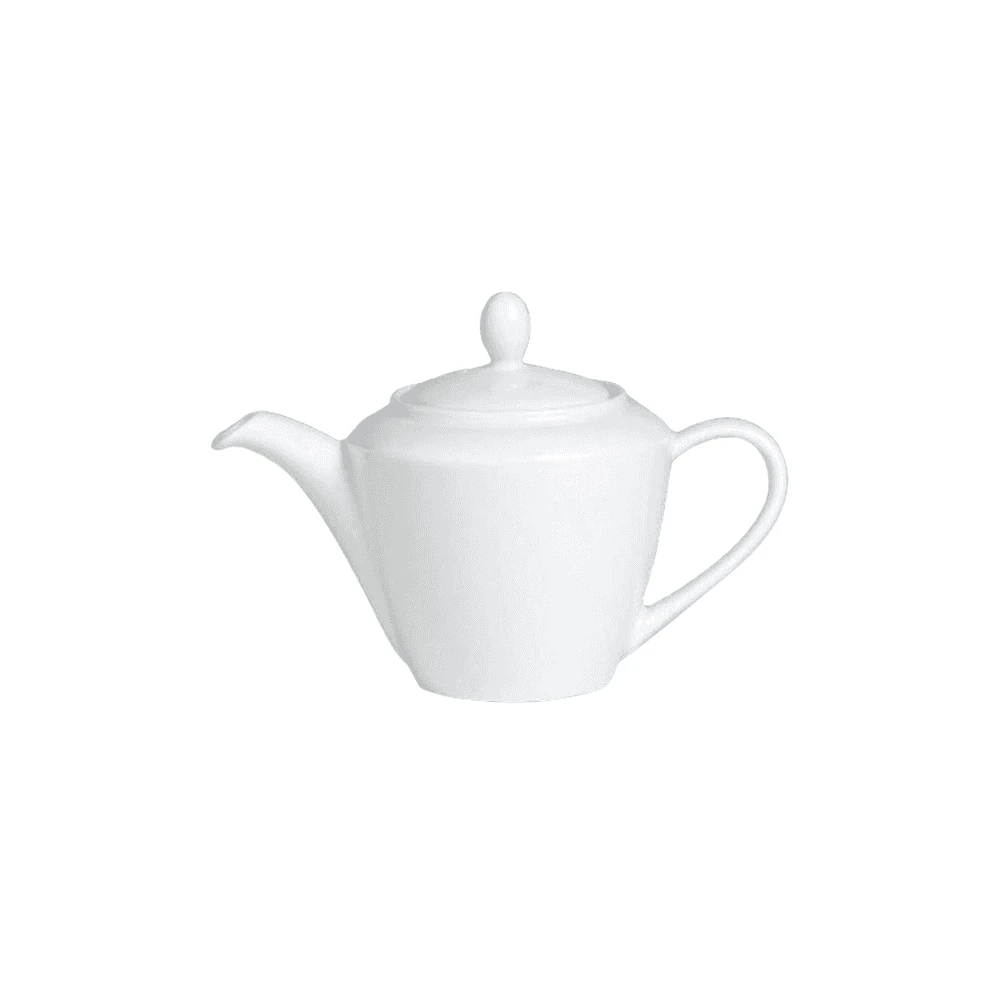 Steelite International Harmony Tea Pot 21oz/596ml White Empire (Box Of 6) 3 Steelite International Harmony Tea Pot 21oz/596ml White Empire (Box Of 6)