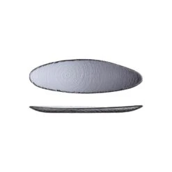 Steelite International Scape Glass Smoked Oval Platter 40cm / 16" (Box Of 12)
