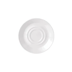 Steelite International Steelite Saucer Double Well 16.5cm / 6.5" White (Box Of 36)