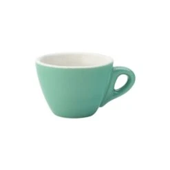 Utopia Tableware Barista Flat White Cup - 5.5oz (16cl) Green (Box Of 12)