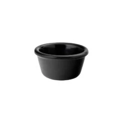 Utopia Tableware Ramekin Plain Black 43ml / 1.5oz Melamine (Box Of 48)